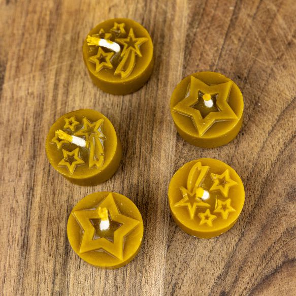 Teamécses, betlehemi csillagos 10db